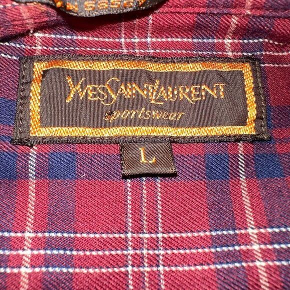 Yves Saint Laurent button up large - Picture 5 of 12
